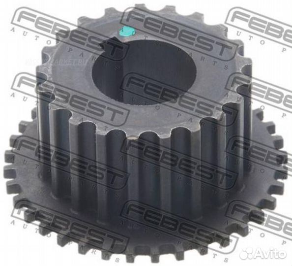 Febest TES-002 Шкив зубчатый коленчатого вала