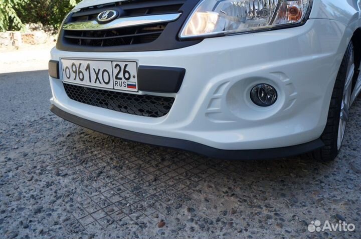 Губа на бампер Самурай матовая универсальная