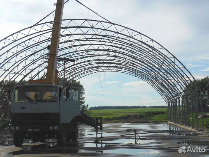 Ангар 10х50м. Тип В