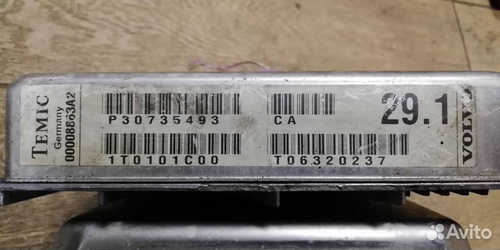 Блок управления двигателем Volvo S60 2003