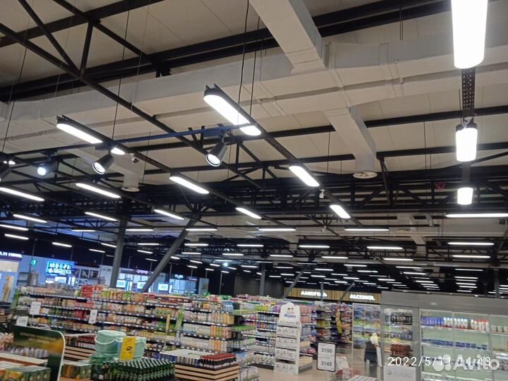 Светодиодная потолочная люстра форма Овал 1200мм