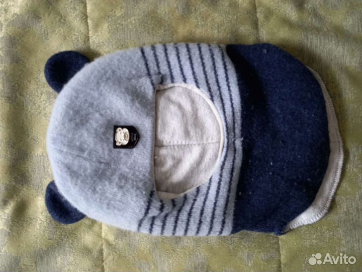 Шапка шлем для мальчика