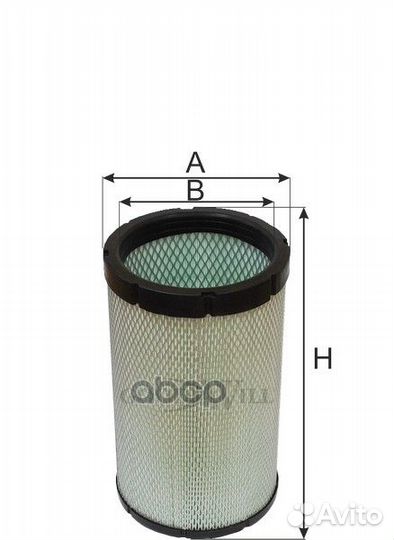 Фильтр воздушный (дополнительный) HCV AG 1045/1