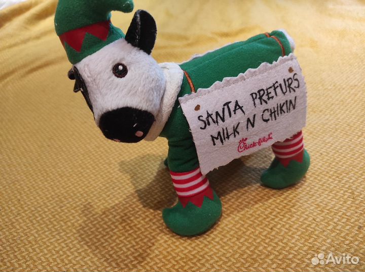 Коллекционная игрушка корова эльф