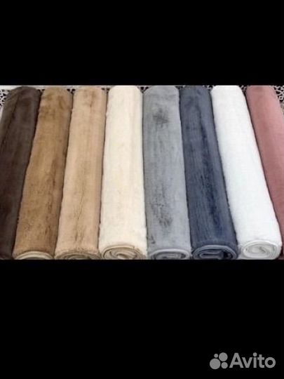 Ковер 110*160 меховой новый