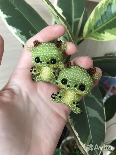 Амигуруми из бисера дракон