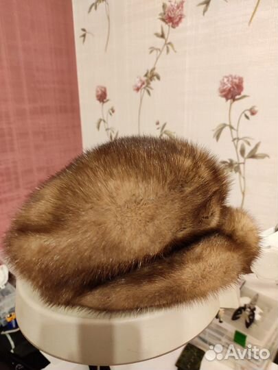 Шапка норковая берет