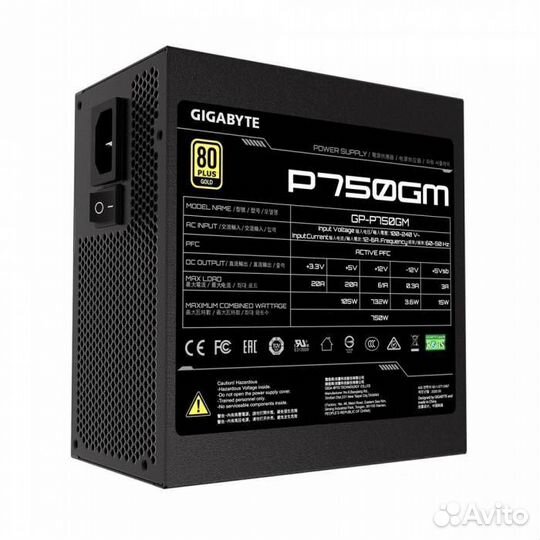 Бп Gigabyte 750W GP-P750GM