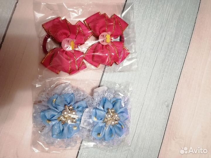 Резинка для волос бантики заколки