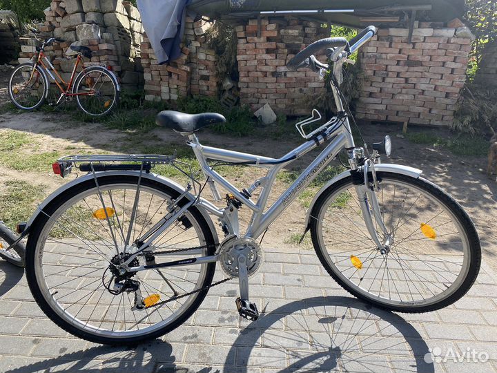 Дамский велосипед алюминиевый