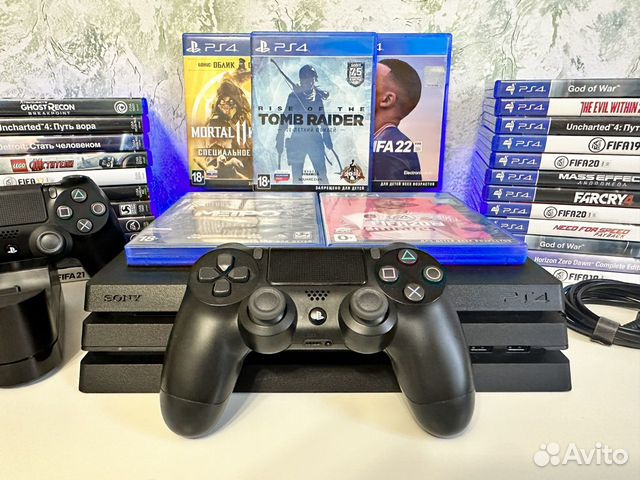 Sony PlayStation PS 4 Pro 1tb с играми объявление продам