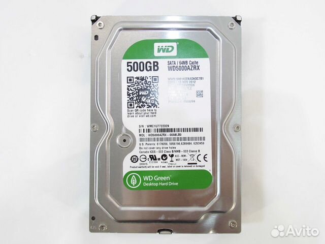 Жесткий диск Western Digital 500 гб WD5000azrx