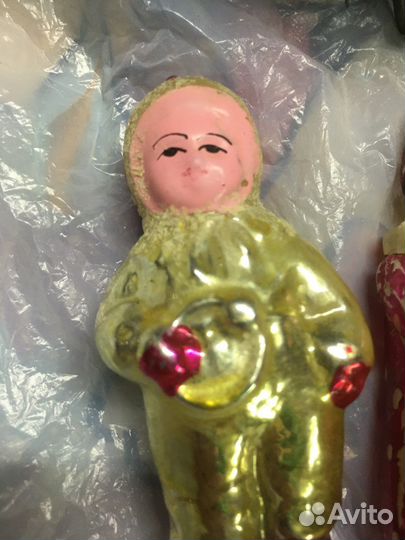 Елочные игрушки СССР на прищепке