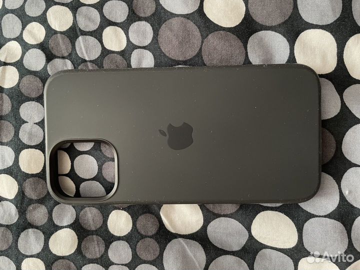 Apple iPhone 12 mini silicone case MagSafe Black