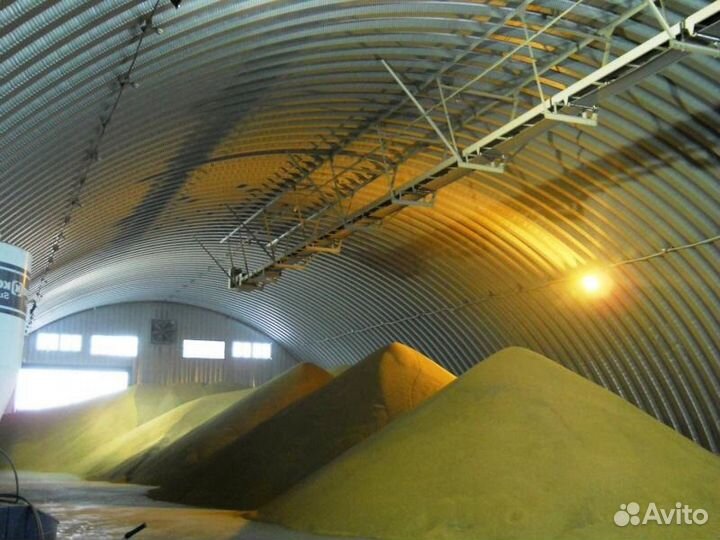 Строительство бескаркасных ангаров