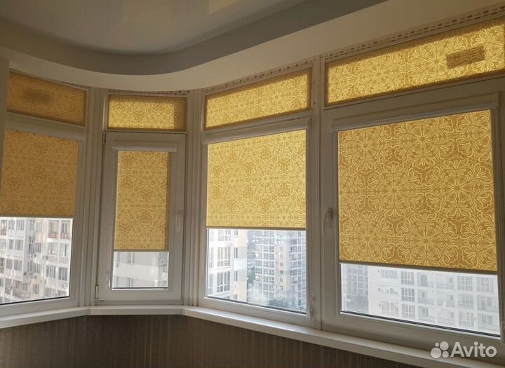 Рулонные шторы зебра