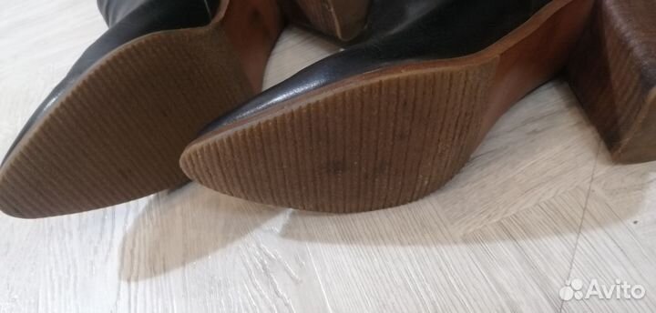 Ботильоны Mango натуральная кожа 40