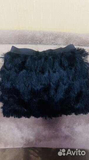 Юбка с бахрамой