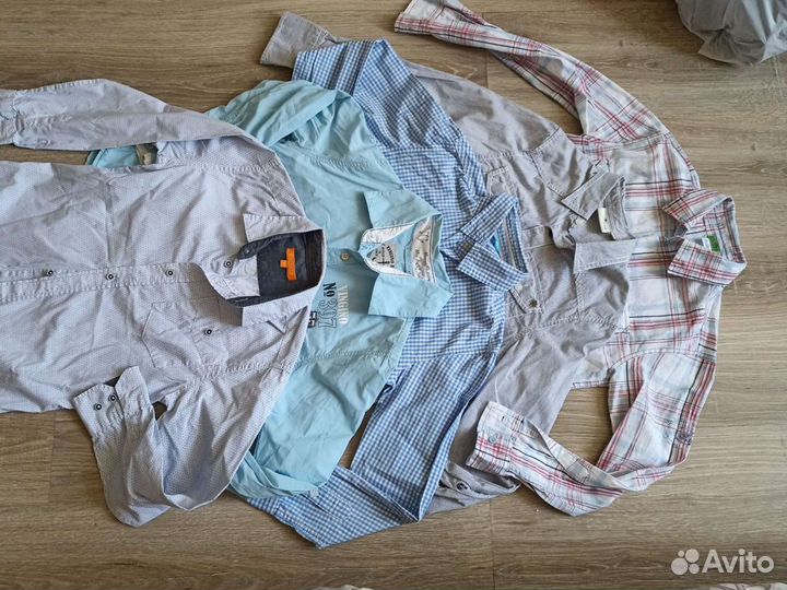 Рубашки брендовые р. 134-140
