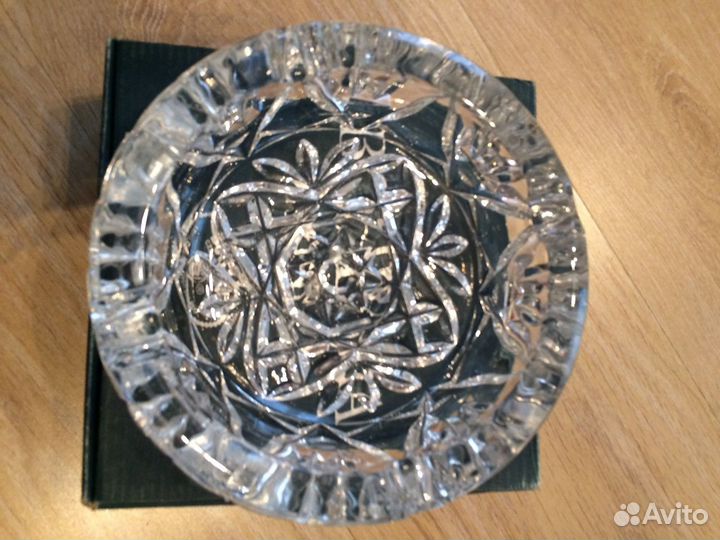 3 хрустальные перельницы 1сталинская и 2 чехослова