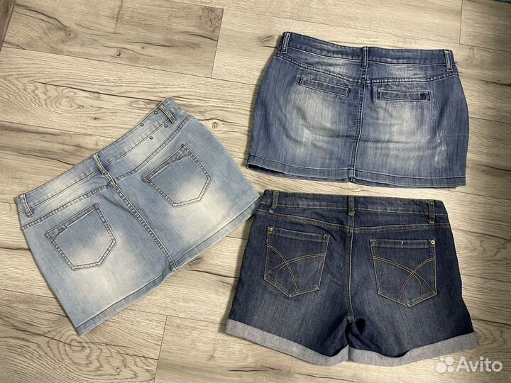 Юбка джинсовая 48