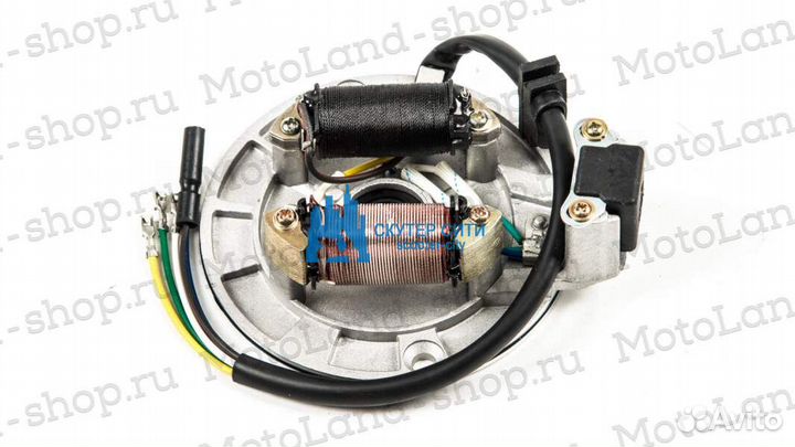 Статор генератора 152FMI 125см3 2 катушки (Арт.ML0