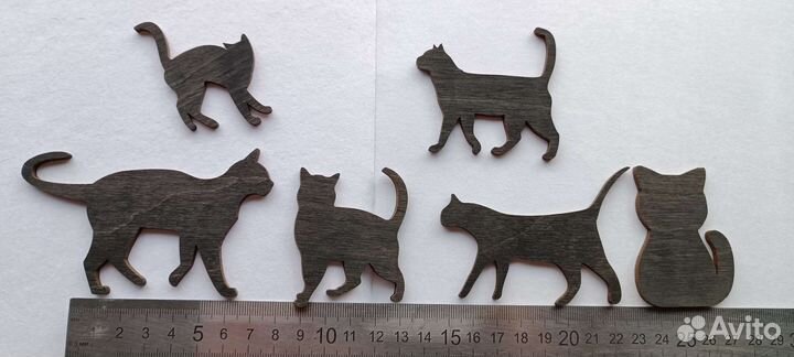 Фигурки кошек для творчества
