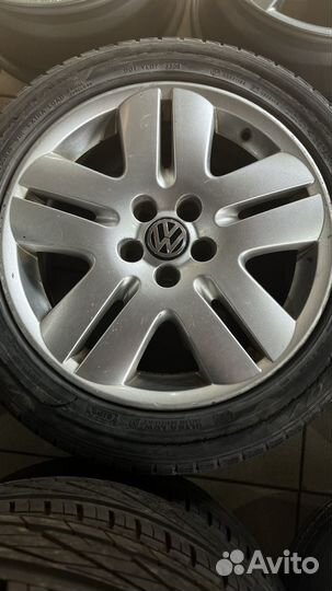 Колеса с резиной поло шкода 5/100 цо 57.1