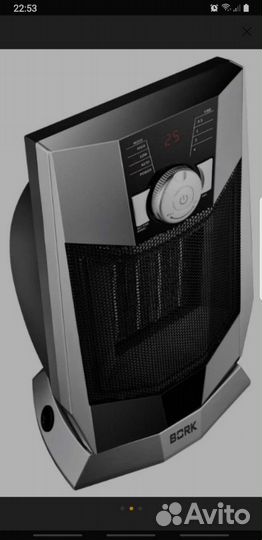 Керамический обогреватель work