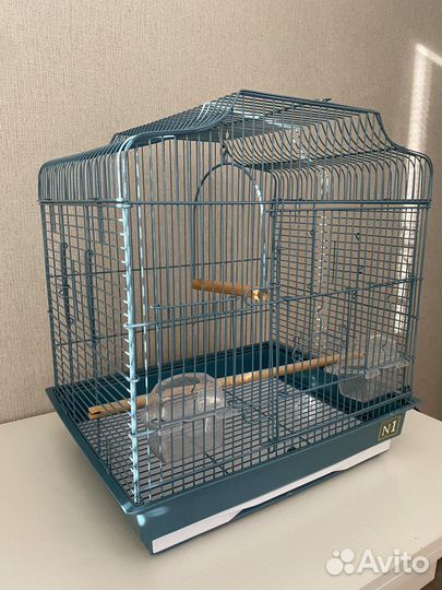 Клетка для птиц-эмаль №1 укомплектованная