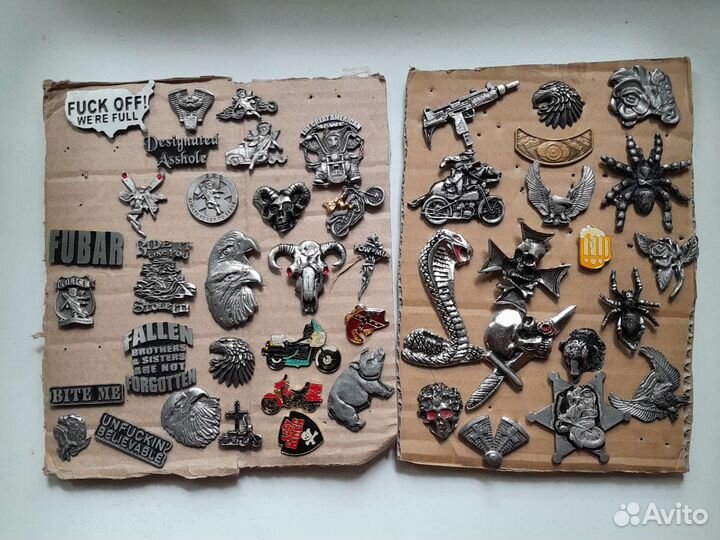 Байкерские значки Harley Davidson Indian