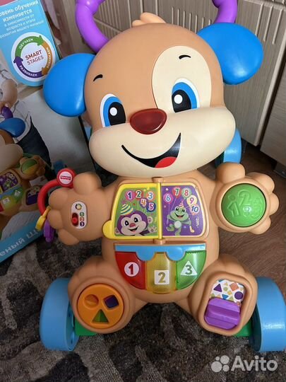 Каталка-ходунки Fisher-Price Ученый щенок