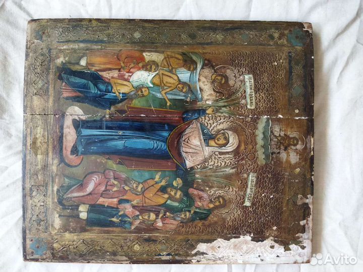 Икона Богоматерь люкс