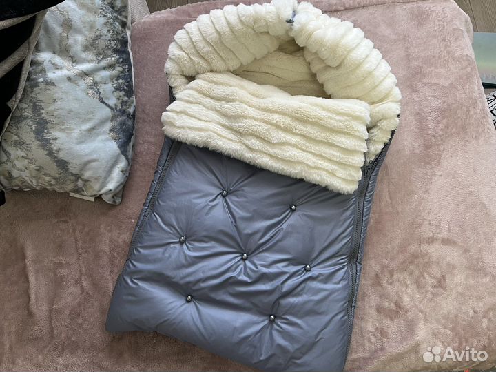 Конверт на выписку, в коляску теплый