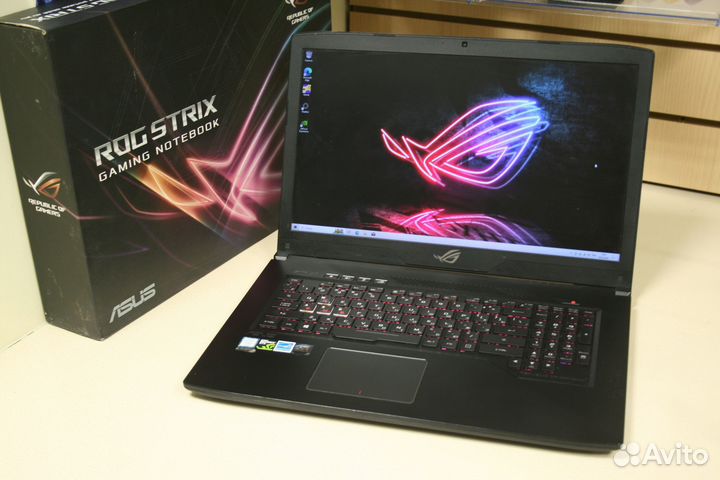 Игровой Asus ROG 17.3 / GTX 1060 / i7 / 16 RAM