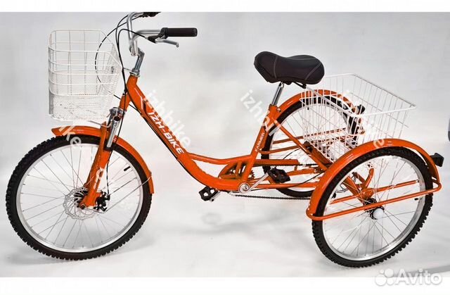 Велосипед трехколесный Bike Фермер NEW 24''6 скор