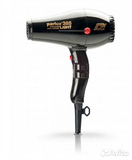 Фен Parlux 385 PowerLight Ionic & Ceramic Черный
