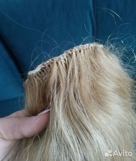 Хвост натуральные волосы