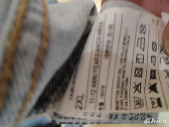 Джинсовый жилет для девочки Бенеттон