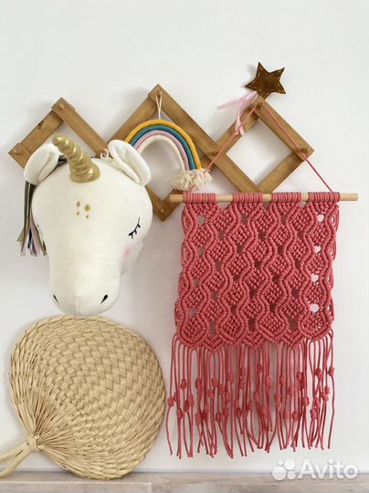 Настенное макраме панно