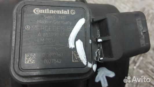 Расходомер воздуха дизельный mercedes benz vito W6