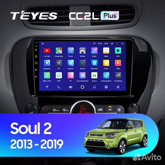 Магнитола Teyes Kia Soul 2 CC2L+