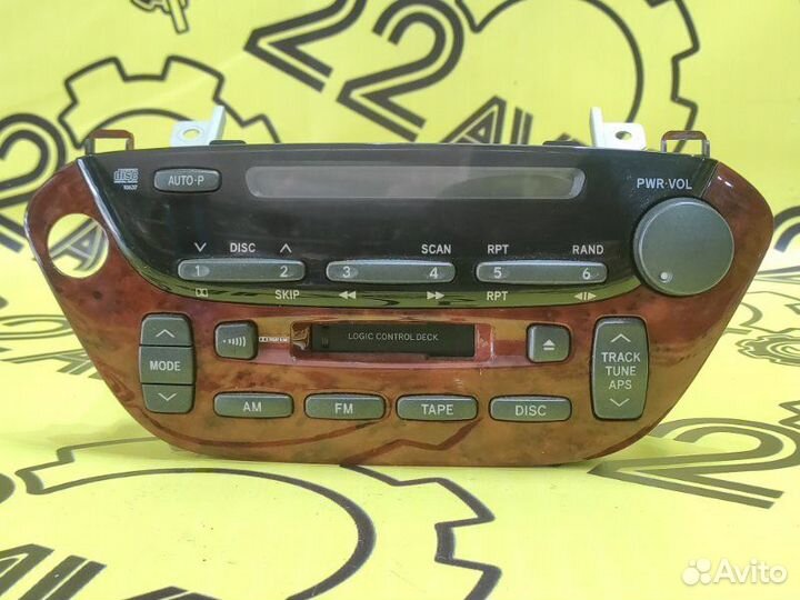 Магнитола Toyota Vista ZZV50 1ZZ-FE 2002.07