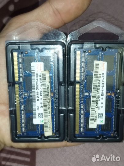 Оперативная память Hynix DDR3 4 гб PC3-10600S