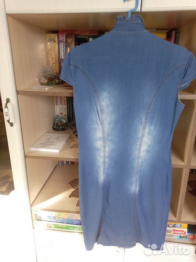 Джинсовые платье 46-48