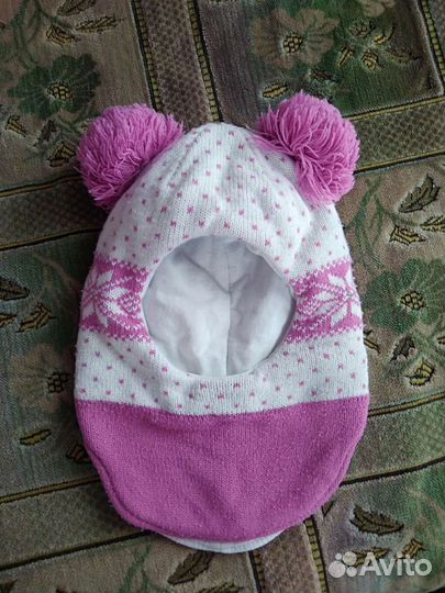 Шапка шлем зимняя