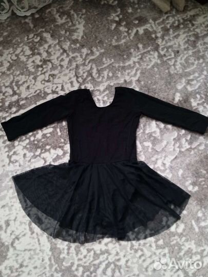 Купальник гимнастический с юбкой размер 122-128