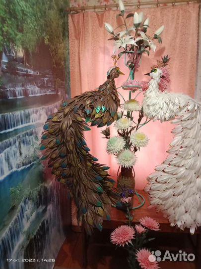 Павлин из изолона