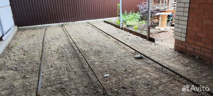 Заливка бетона