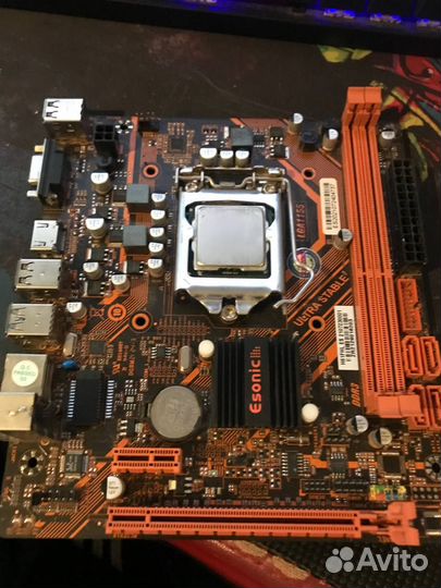 I7 2600 + esonic h61hfl 8 gb ddr3 2x4 1600 mhz